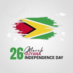 Guyana independence day design