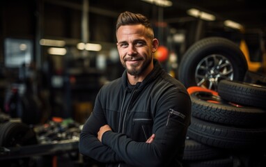 The Wizard of Wheels: An Expert Car Repairman in Focus.