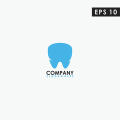 Dental Clinic Logo Tooth Abstract Design Vector Template. Dentist Stomatology Medical Doctor Logotype Concept Icon.