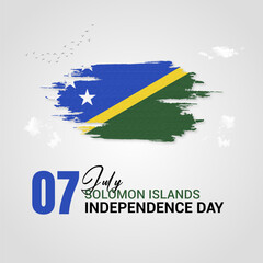 Solomon Islands independence day design