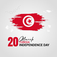 Tunisia independence day design