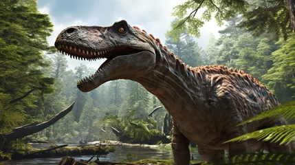 Poster Plateosaurus, a dinosaur that lived millions of years ago © LELISAT