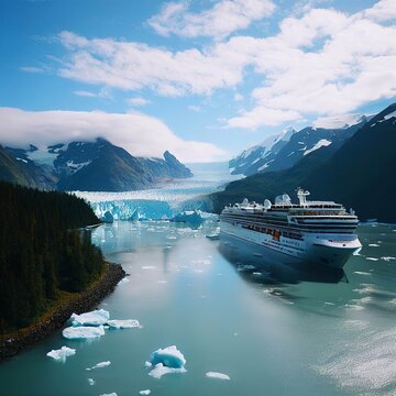 Alaska cruise travel Glacier Bay vacation