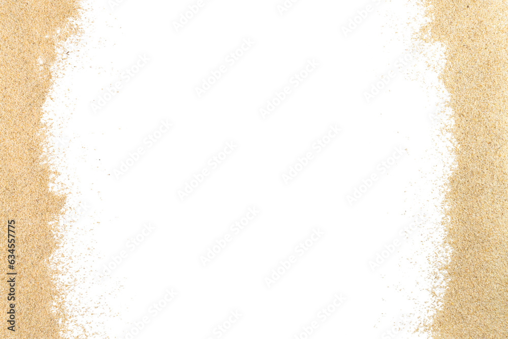 Canvas Prints Sand Border Isolated Transparent Background