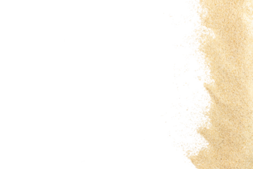 Sand Border Isolated Transparent Background