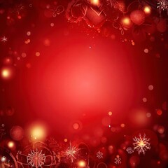 Christmas or new year red card template