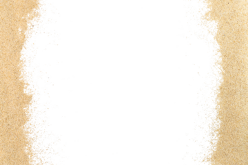 Sand Border Isolated Transparent Background