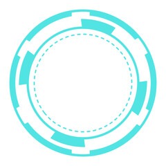 Futuristic Circle Frame