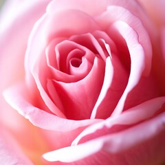 Pink rose close up