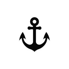 Trendy Anchor Icon: Nautical Symbol for Your Creative Projects