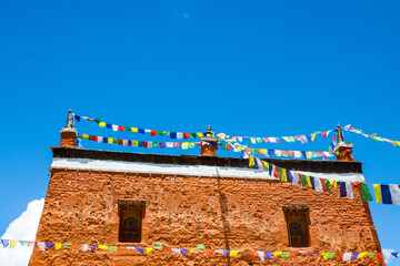 Century Old Jampa Lhakang Monastery in Lo Manthang of Upper Mustang in Nepal