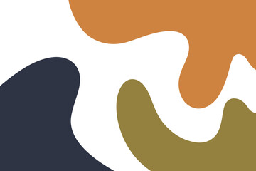 well art colorful abstract line blue green orange