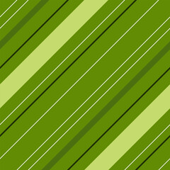 Elegant seamless background in diagonal stripes in shades of green and white