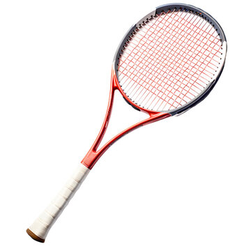 tennis racket on transparent background
