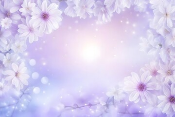 Flowers background, Generated using AI