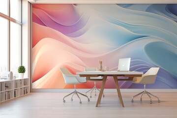 Discover the epitome of elegance with our vibrant and captivating colorful waves abstract luxury background. 