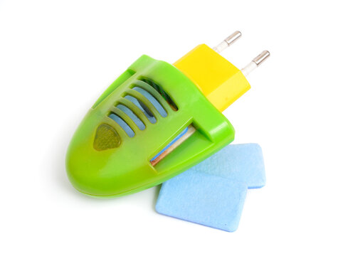 Household electric fumigator isolated on white background