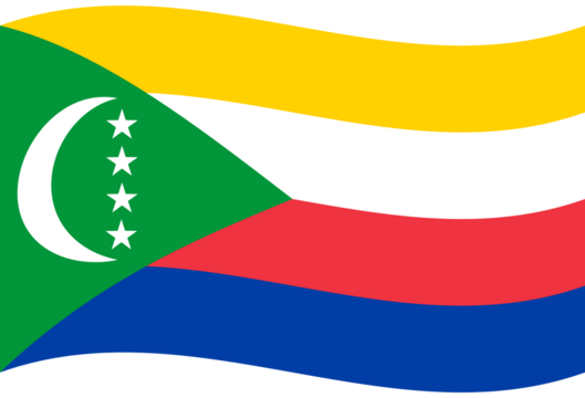 Comoros flag wave. Comoros flag. Flag of Comoros