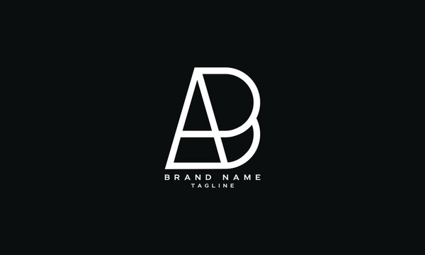 APB, ABP, PAB, PBA, BPA, BAP, AB, BA, Abstract initial monogram letter alphabet logo design