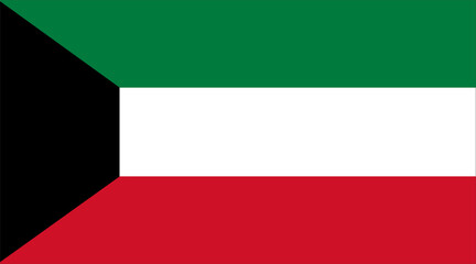 Kuwait flag. Flag of Kuwait