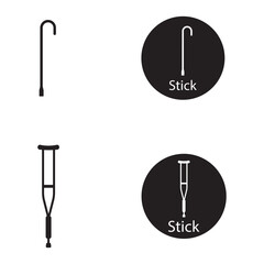 stick icon vector