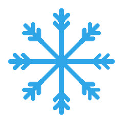 Blue Snow Icon