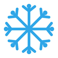 Blue Snow Icon