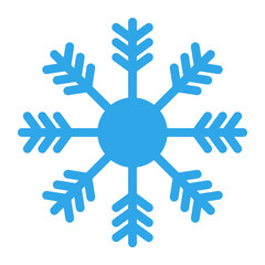 Blue Snow Icon