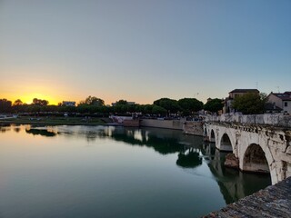 Ponte di Tiberio Rimini - Italy