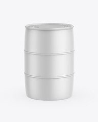 Oil and chemical Barrel blank template. 3d illustration.
