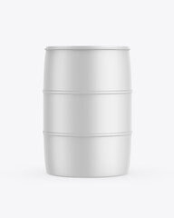 Oil and chemical Barrel blank template. 3d illustration.