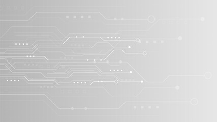 Obraz premium technology background with hi-tech digital data