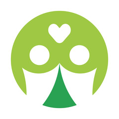 Blue and Green Healthy Life Logo