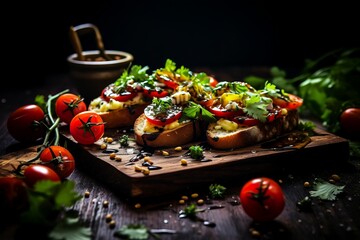 Italian Bruschetta: Mediterranean Delight