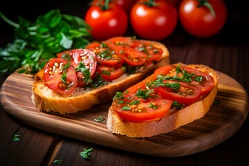 Italian Bruschetta: Mediterranean Delight
