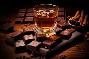 Rum and Chocolates Composition