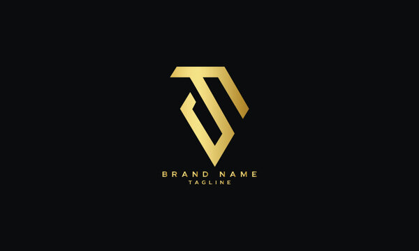 TDS, TSD, TS, ST, Abstract initial monogram letter alphabet logo design