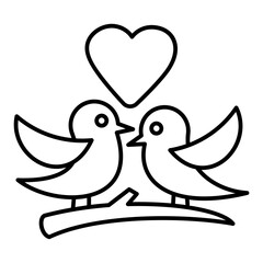 Lovebirds Icon