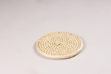 Handicraft Handmade from Rattan like Rattan Basket, rattan coaster and Rattan Plate.
