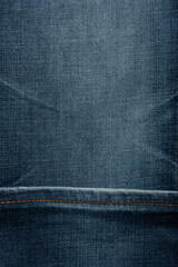 Detail of denim jean fabric texture