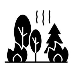 forest fire icon
