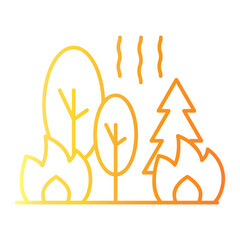 forest fire icon