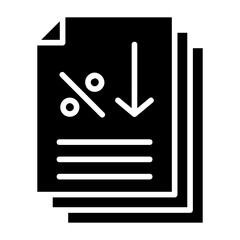 Loss,business and finance,loss,down arrow,report,percent