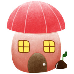 mushroom house