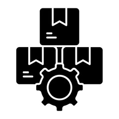 Fototapeta premium Inventory Management Icon