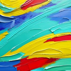 カラフルなテクスチャ（色彩鮮やかなペイント・ペンキ）J