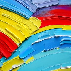 カラフルなテクスチャ（色彩鮮やかなペイント・ペンキ）A