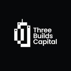 Three Construction Building Apartment Tower Logo vector Icon illustration