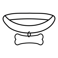 Collar with tag for dogs.