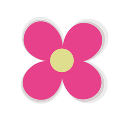 A pink simple flower 
